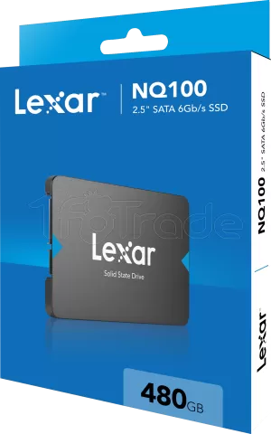 Photo de Disque SSD Lexar NQ100 480Go - S-ATA 2,5"